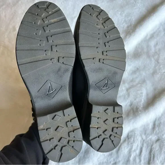 Sperry Black Aerial Beck Boot Women’s Size 9 - Picture 10 of 12